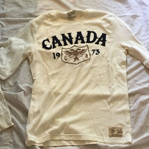 Men's White Crewneck Sweater (Worn Once)